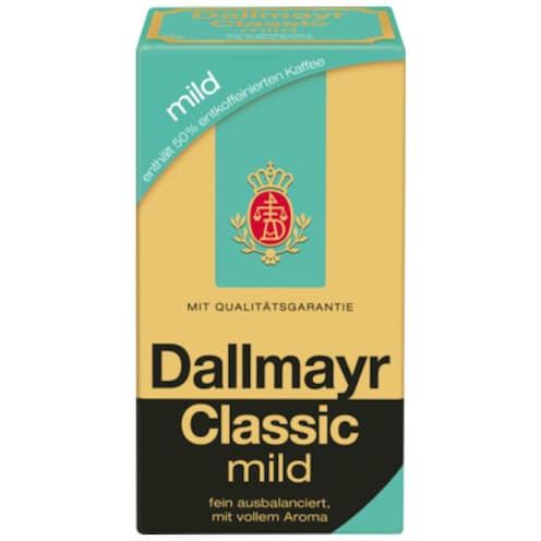 Dallmayr Classic mild Filterkaffee gemahlen 500 g