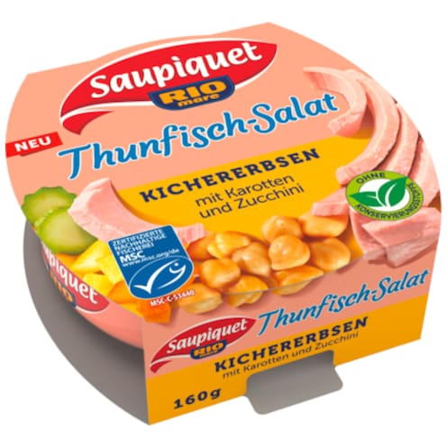Saupiquet Thunfisch-Salat Kichererbsen MSC 160 g