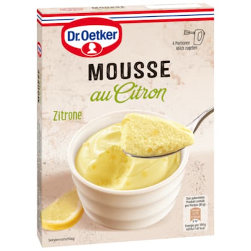 Dr.Oetker Mousse au Citron 93 g für 250 ml