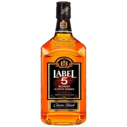 Label 5 Scotch Whisky 40 % vol. 0,5 l
