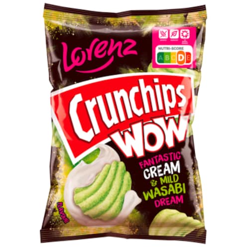 Lorenz Crunchips Wow Cream & Mild Wasabi 110 g