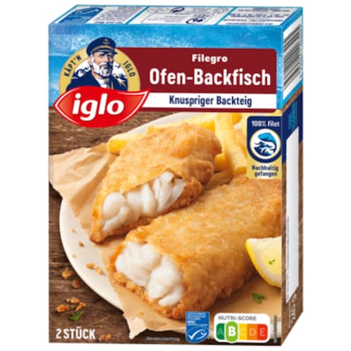 iglo MSC Filegro Ofen-Backfisch 2 Stück