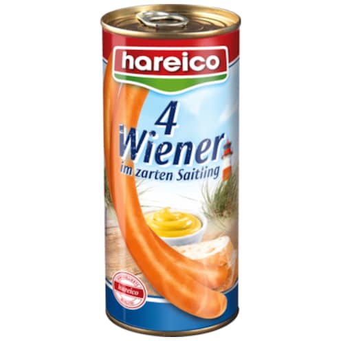 hareico Vier Wiener Würstchen 4 Stück