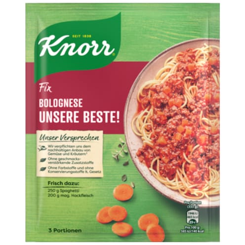 Knorr Fix Bolognese Unsere Beste! für 3 Portionen