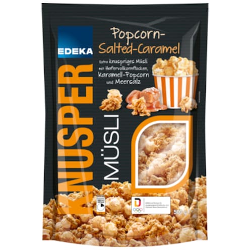 EDEKA Knuspermüsli Popcorn-Salted-Caramel 500 g