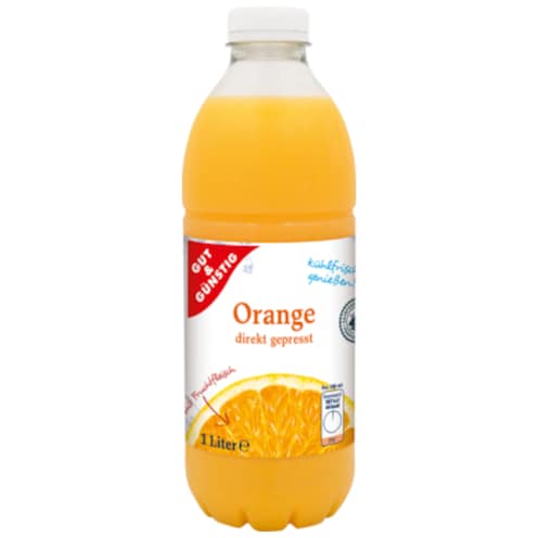 GUT&GÜNSTIG Orangen-Direktsaft, gekühlt 1 l
