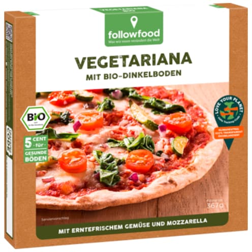 followfood Bio Vegetariana Pizza 367 g