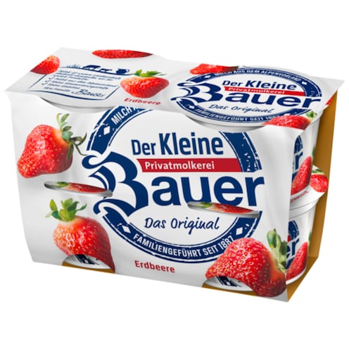 Bauer Der Kleine Bauer Erdbeere 3,5 % Fett 4 x 100 g