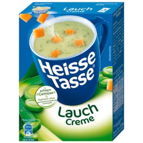 Heisse Tasse Lauch-Creme für 450 ml