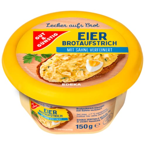 GUT&GÜNSTIG Brotaufstrich Eier-Salat 150 g