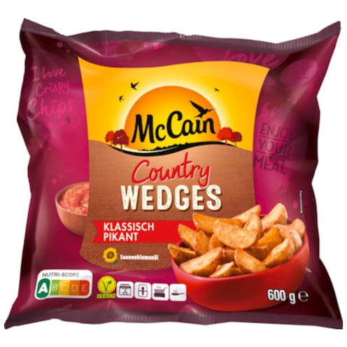 McCain Country Wedges klassisch-pikant 600 g