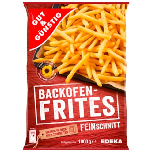 GUT&GÜNSTIG Backofen-Frites Feinschnitt 1000 g