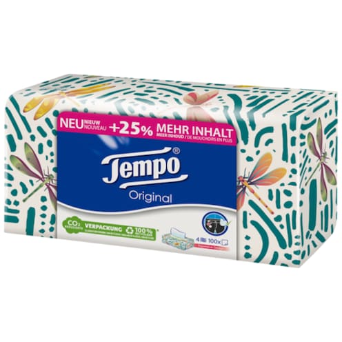 Tempo Original Taschentuch-Box 100 Stück
