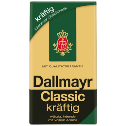 Dallmayr Classic kräftig Filterkaffee gemahlen 500 g