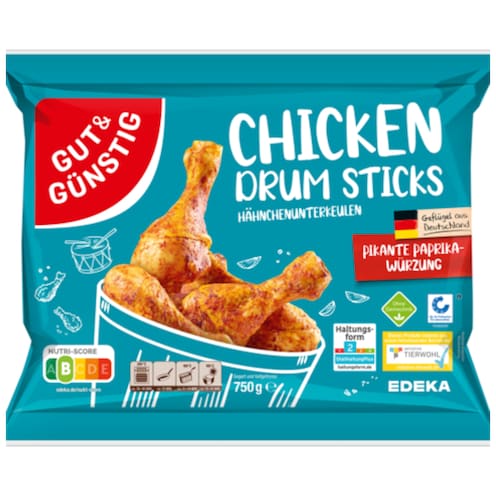 GUT&GÜNSTIG Chicken Drumsticks 750 g