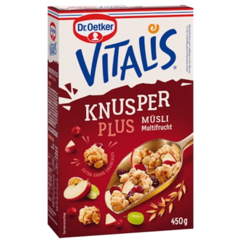 Dr.Oetker Vitalis Knusper Müsli Plus Multi Frucht 450 g
