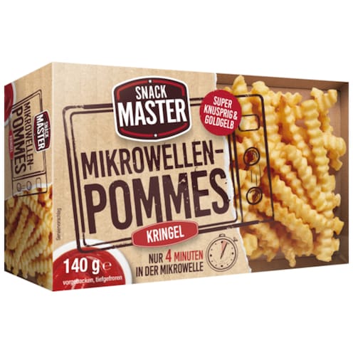 Snackmaster Mikrowellen-Pommes Kringel 140 g