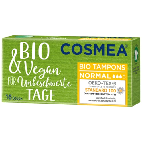Cosmea Bio Tampons Normal 16 Stück