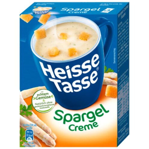Heisse Tasse Spargel-Creme für 450 ml