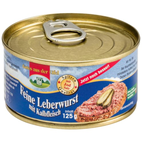 Eifel Feine Leberwurst mit Kalbfleisch 125 g