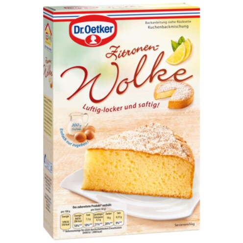 Dr.Oetker Zitronen-Wolke Kuchen 430 g