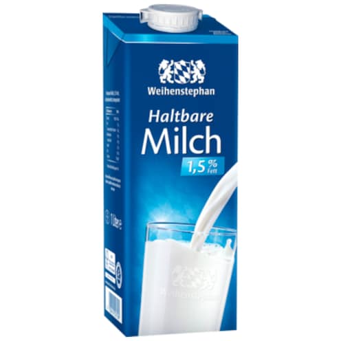 Weihenstephan Haltbare Milch 1,5 % Fett 1 l