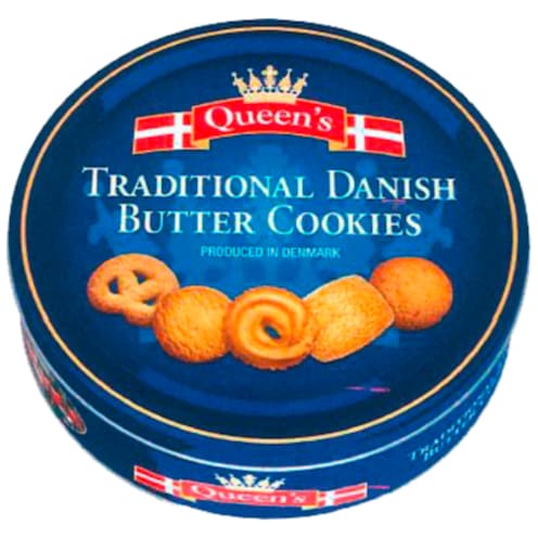 Queen's Traditional Danish Buttercookies 500 g