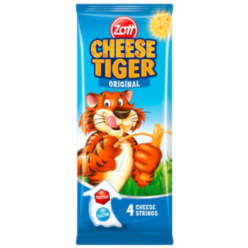 Zott Cheese Tiger Original 45 % Fett i. Tr. 4 x 21 g