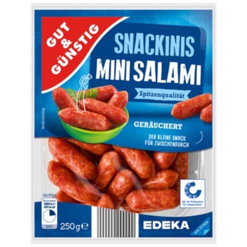 GUT&GÜNSTIG Snackinis Mini Salami 250 g