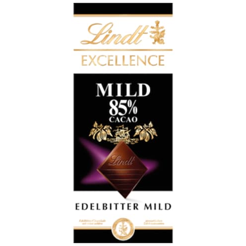 Lindt Excellence 85% Mild 100 g