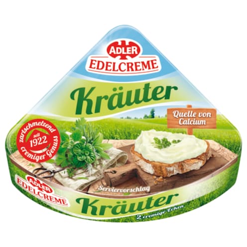 Adler Edelcreme Kräuter 57 % Fett i. Tr. 2 x 50 g