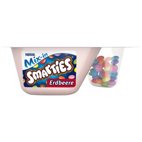 Nestlé Mix-in Smarties & Erdbeerjoghurt 3,6 % Fett 120 g