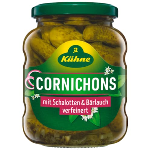 Kühne Cornichons mit Schalotten & Bärlauch 330 g