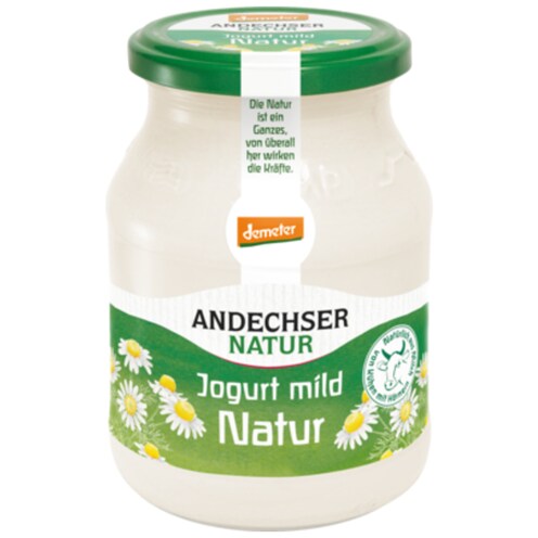 Andechser Natur Demeter Jogurt mild Natur 3,8 % Fett 500 g