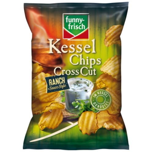 funny-frisch Kessel Chips Cross Cut Ranch Sauce Style 120 g