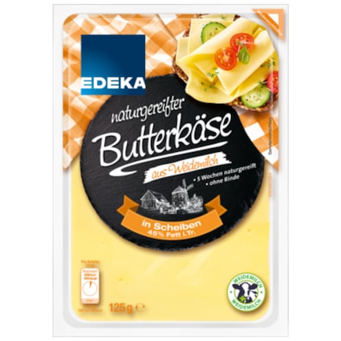 EDEKA Butterkäse in Scheiben 45% Fett i. Tr. 125 g