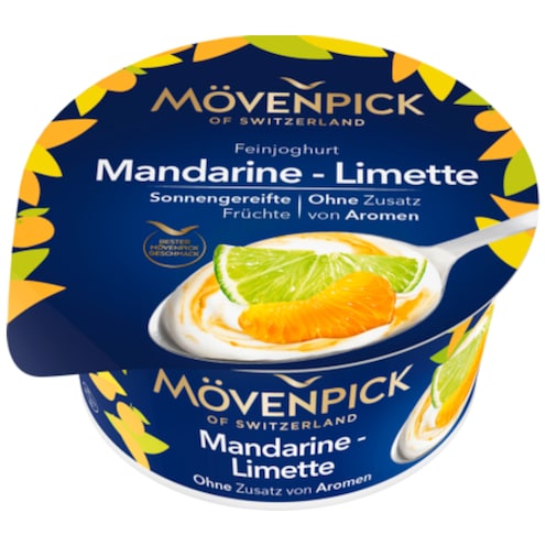 MÖVENPICK Feinjoghurt Limette-Mandarine 14 % Fett 150 g