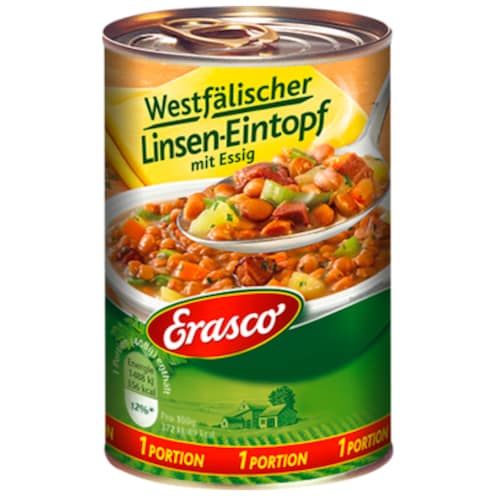 Erasco Westfälischer Linsen-Eintopf mit Essig 400 g