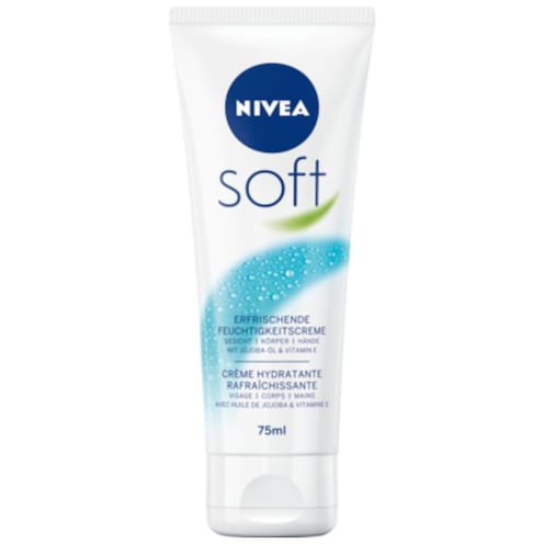 NIVEA Soft erfrischende Feuchtigkeitscreme 75 ml