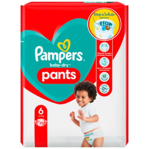Pampers Baby Dry Extra Large Pants Gr.6 Single Pack 20 Stück