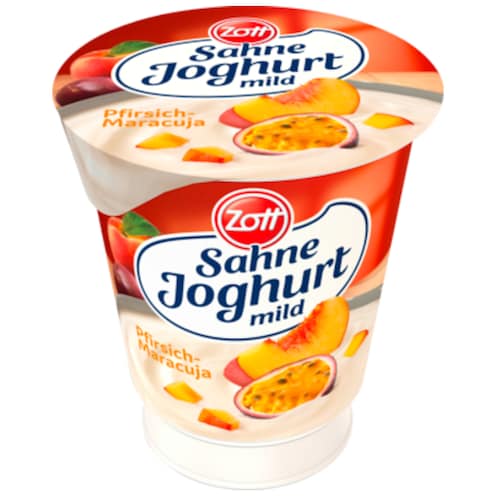 Zott Sahne-Joghurt mild Pfirsich-Maracuja 10 % Fett 150 g
