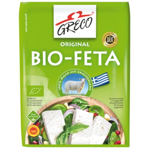 Greco Bio Feta 48 % Fett i.Tr. 150 g