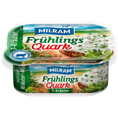 MILRAM Frühlingsquark 7-Kräuter 40 % Fett i. Tr. 185 g