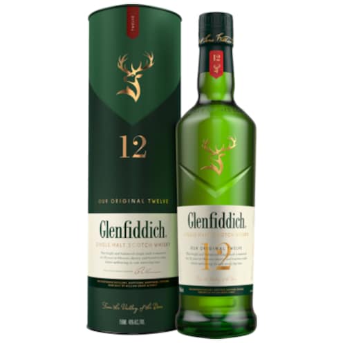 Glenfiddich Single Malt Scotch Whisky 40 % vol. 0,7 l