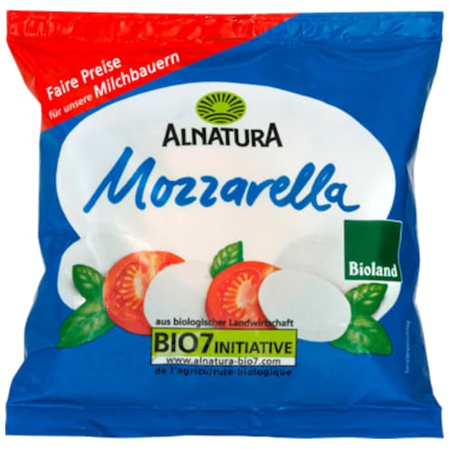 Alnatura Bio Mozzarella 45 % Fett i. Tr. 200 g
