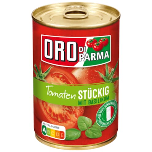 ORO di Parma Tomaten Stückig mit Basilikum 400 g