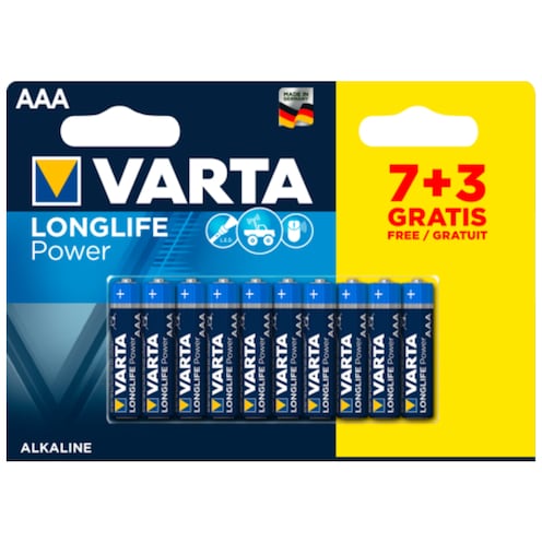 Varta Batterien AAA 7+3