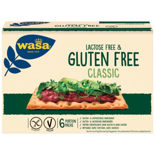 Wasa Classic Gluten- & Laktosefreies Knäckebrot 240 g