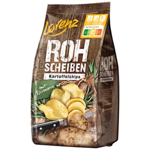 Lorenz Rohscheiben Rosmarin Kartoffelchips 120 g