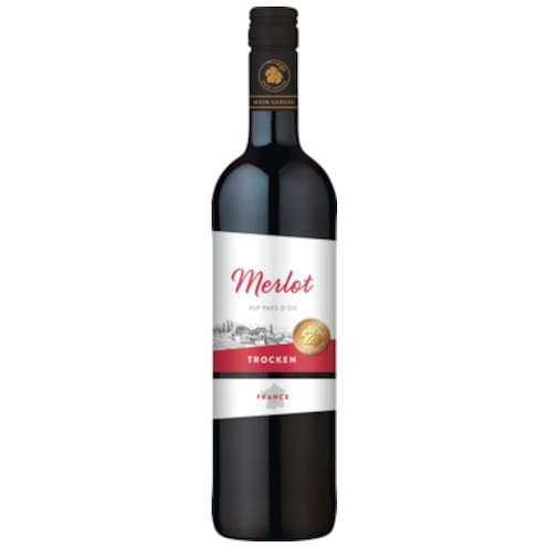 Wein-Genuss Merlot IGP Vin de Pays d’Oc rot 0,75 l